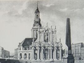 1724 errichtete Kirche